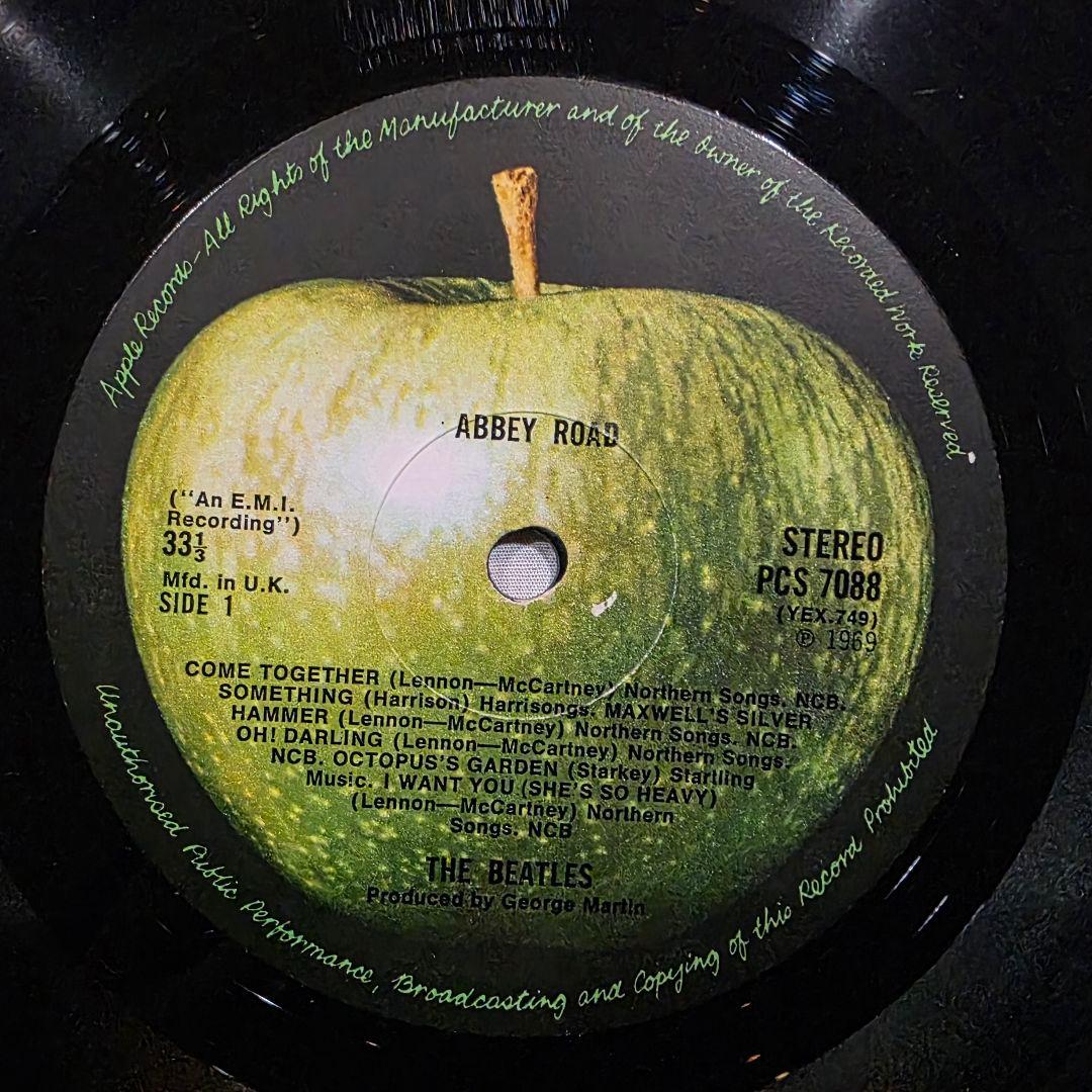 UK最初期 マトリ-2/-1 ビートルズ Abbey Road Apple盤