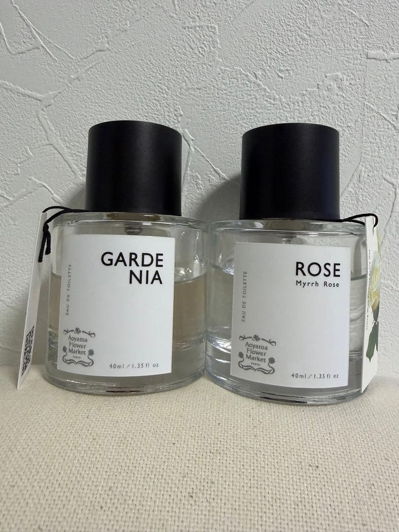 青山フラワーマーケット　ガーデニア　ローズ オードトワレ　セット 40ml