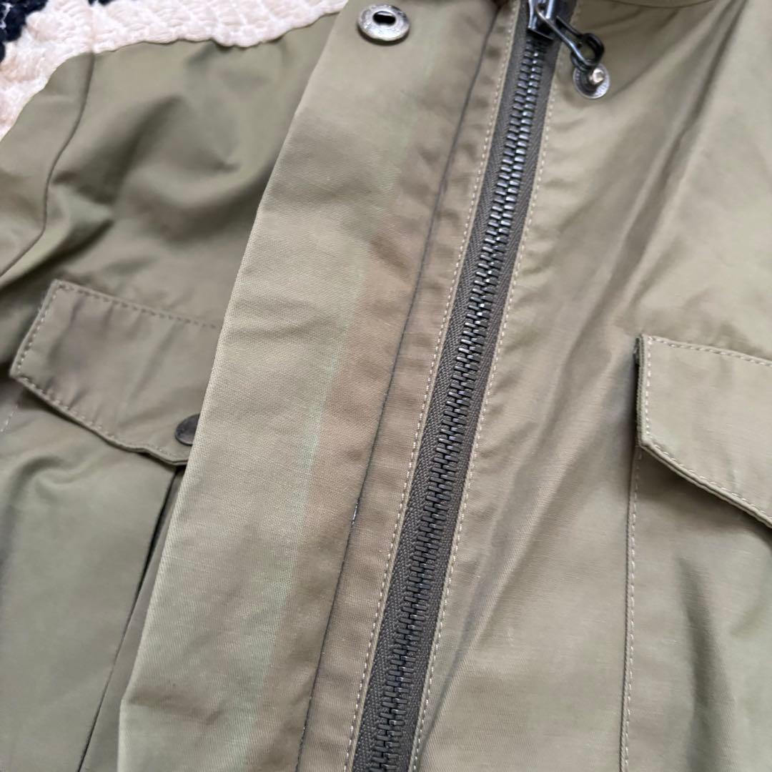 sea newyorkフリンジ付き オリーブミリタリージャケット