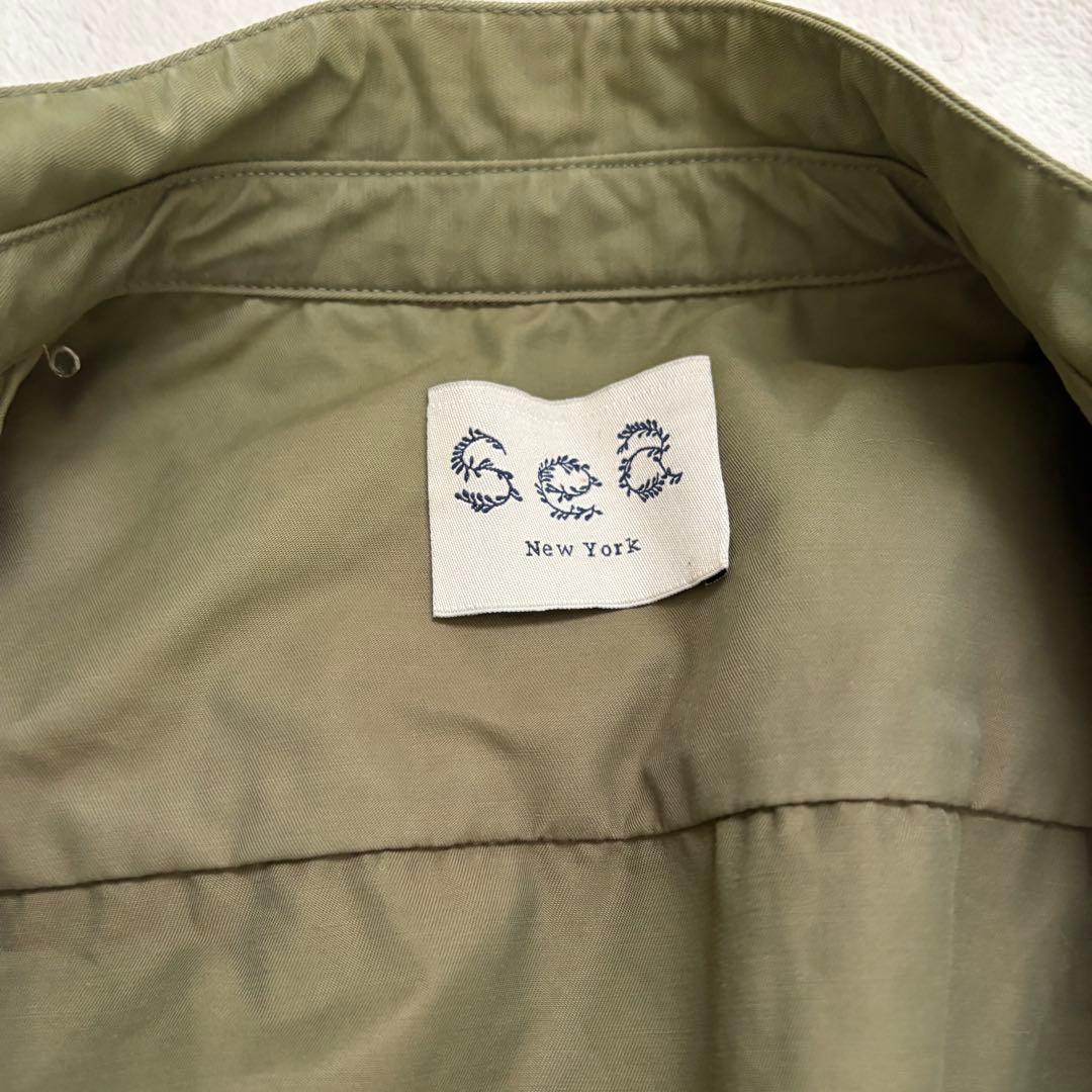sea newyorkフリンジ付き オリーブミリタリージャケット