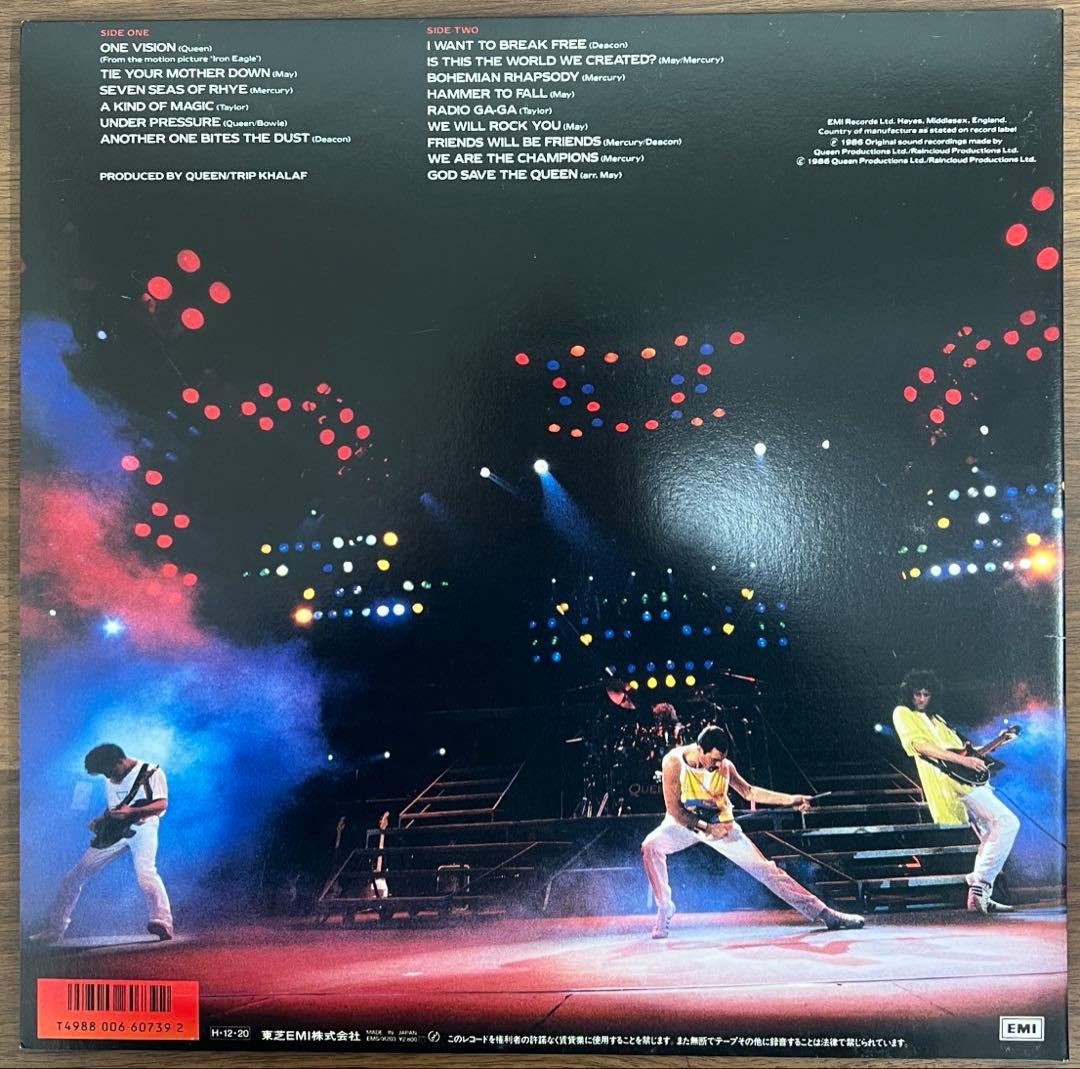 【LP/美品/帯付】Queen / Live Magic