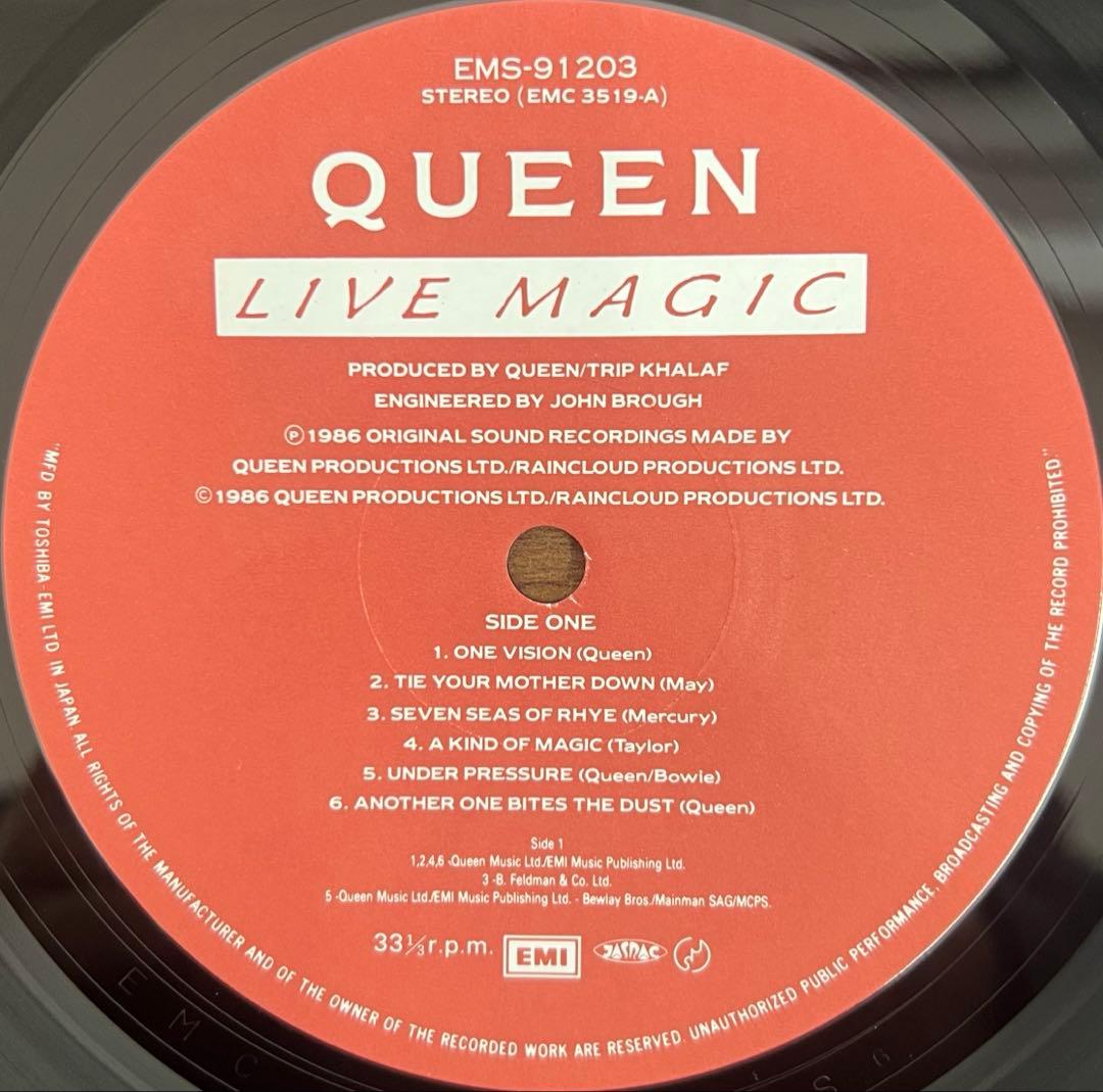 【LP/美品/帯付】Queen / Live Magic