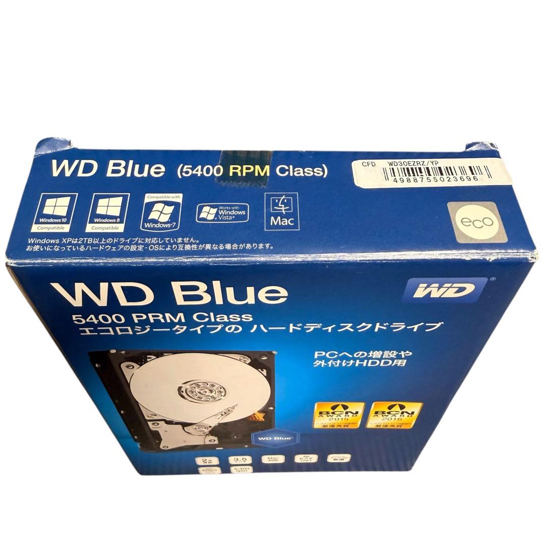 新品Western Digital WDBlue 3TB ハードディスクドライブ