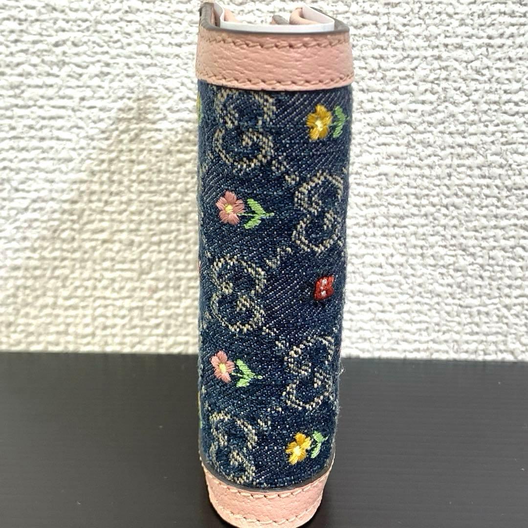 【新品未使用】GUCCI フローラルエンブロイダリー 二つ折り 財布