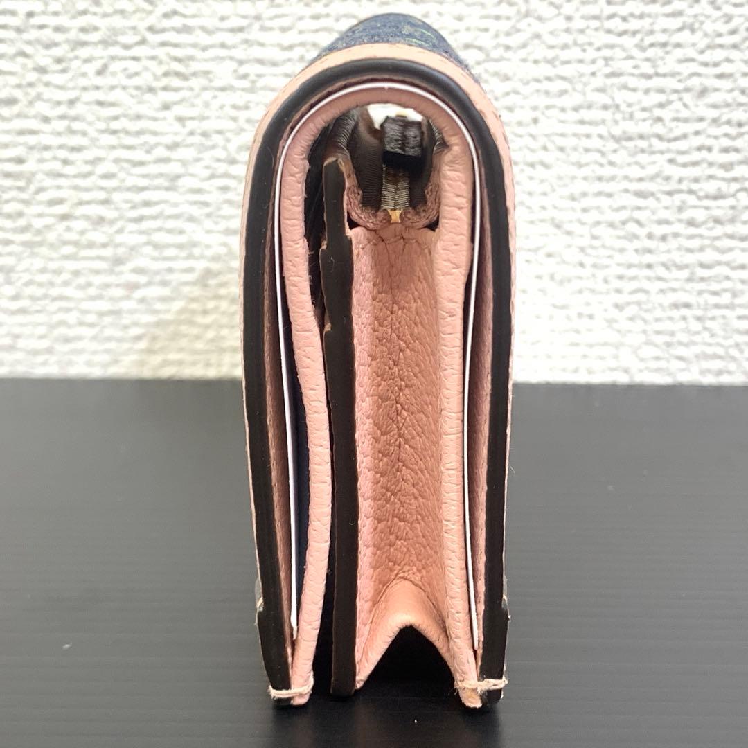 【新品未使用】GUCCI フローラルエンブロイダリー 二つ折り 財布