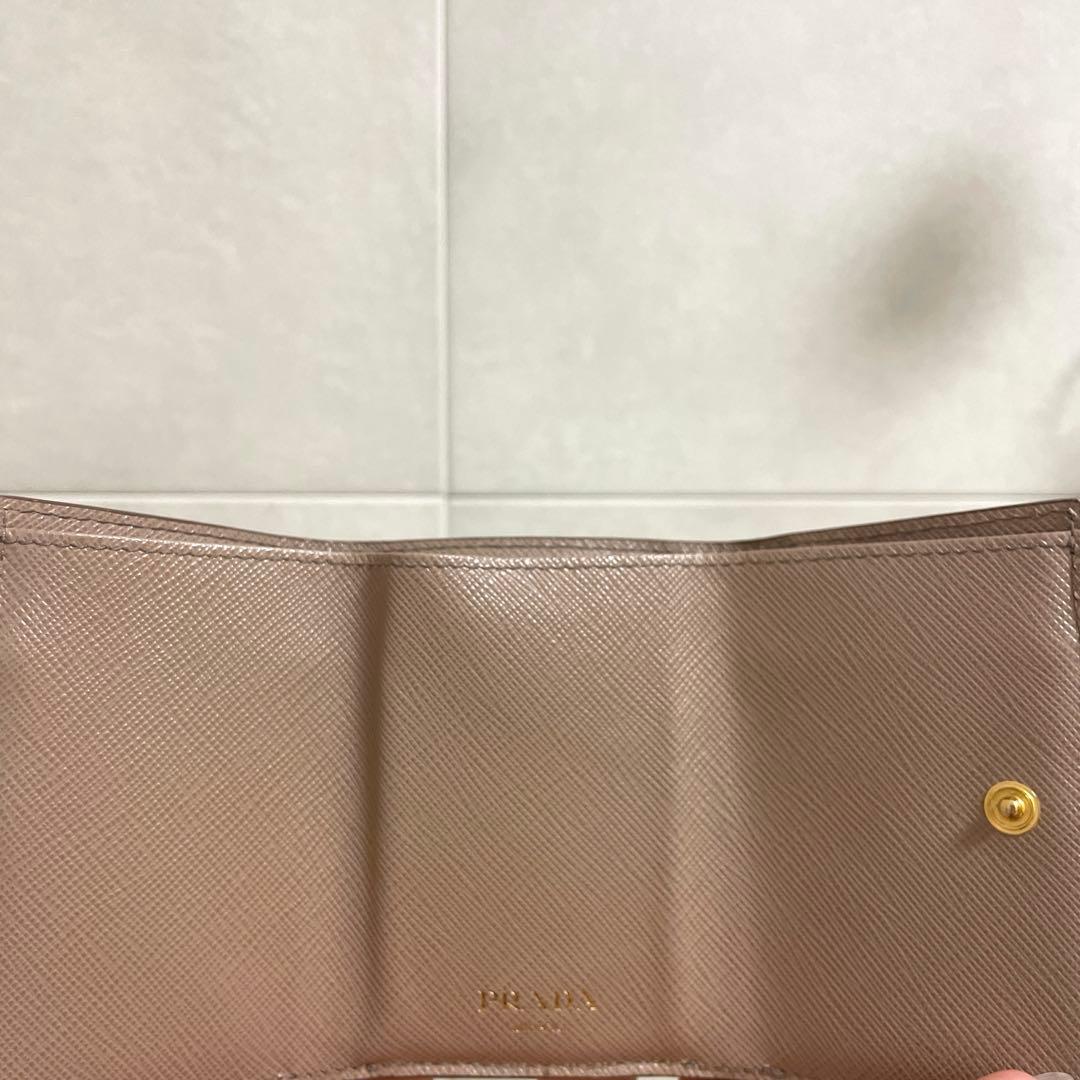 PRADA 三つ折財布 サフィアーノ 箱,タグ,説明書セット