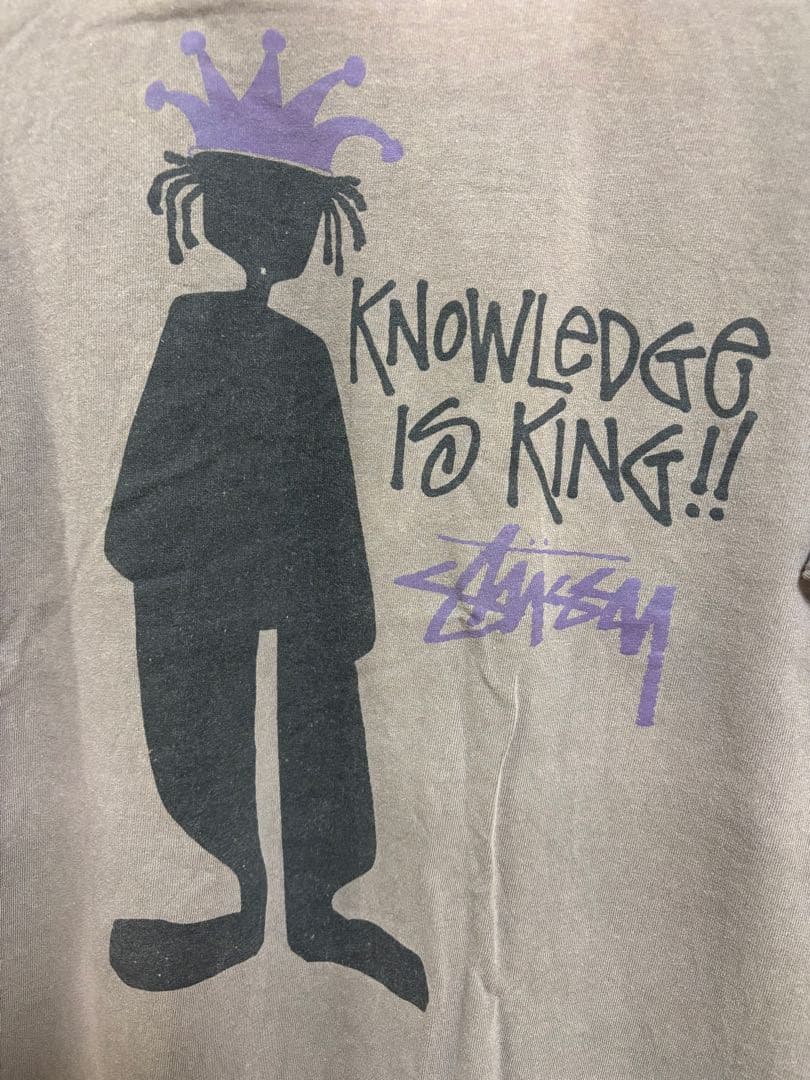 80s OLD STUSSY 黒タグ シャドーマン ロンT USA製 L
