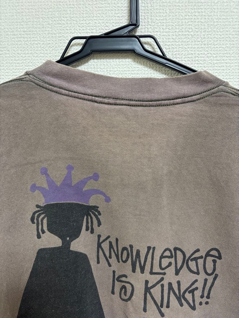80s OLD STUSSY 黒タグ シャドーマン ロンT USA製 L