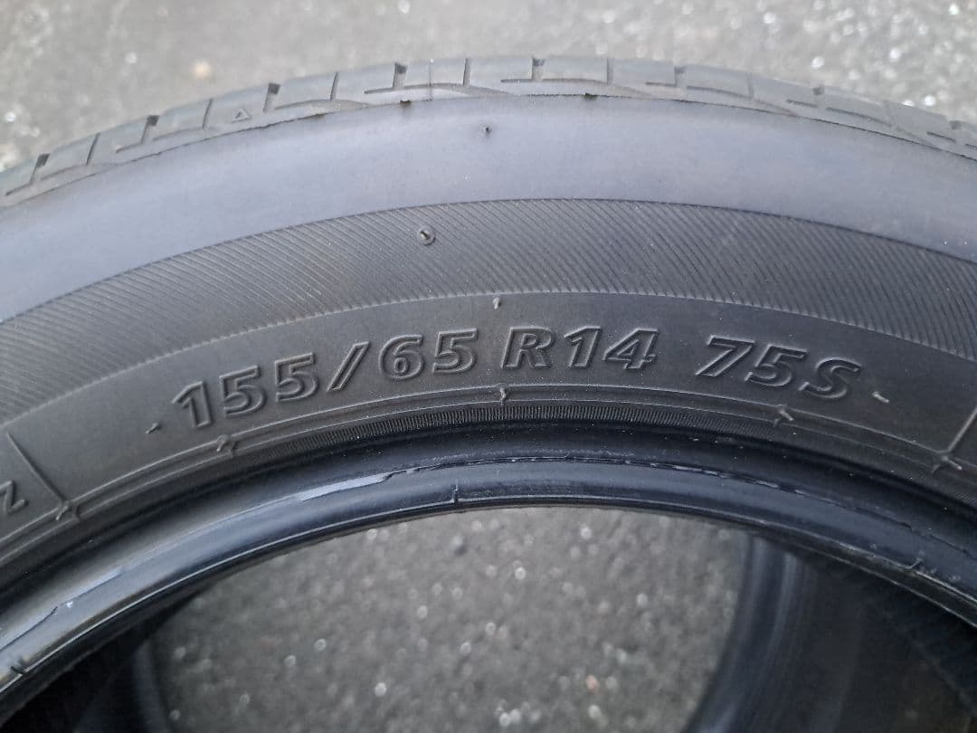155/65R14バリ山！×4本！一番人気ブリヂストンネクストリー！送料￥300