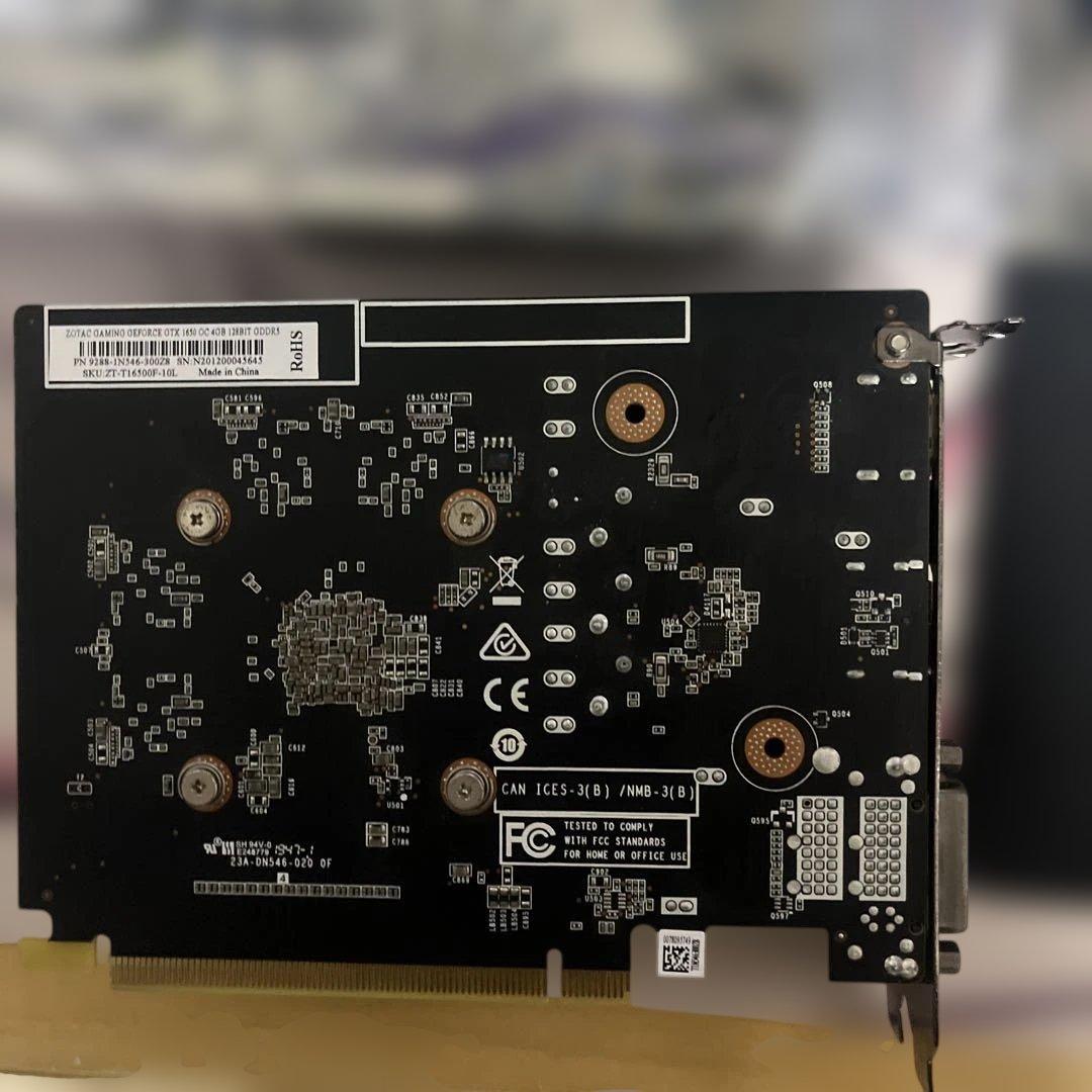 GTX1650 4GB 動作確認済み グラフィックボード