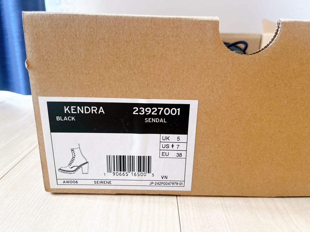 【ドクターマーチン】KENDRA ヒールブーツ UK5 24cm 黒レースアップ