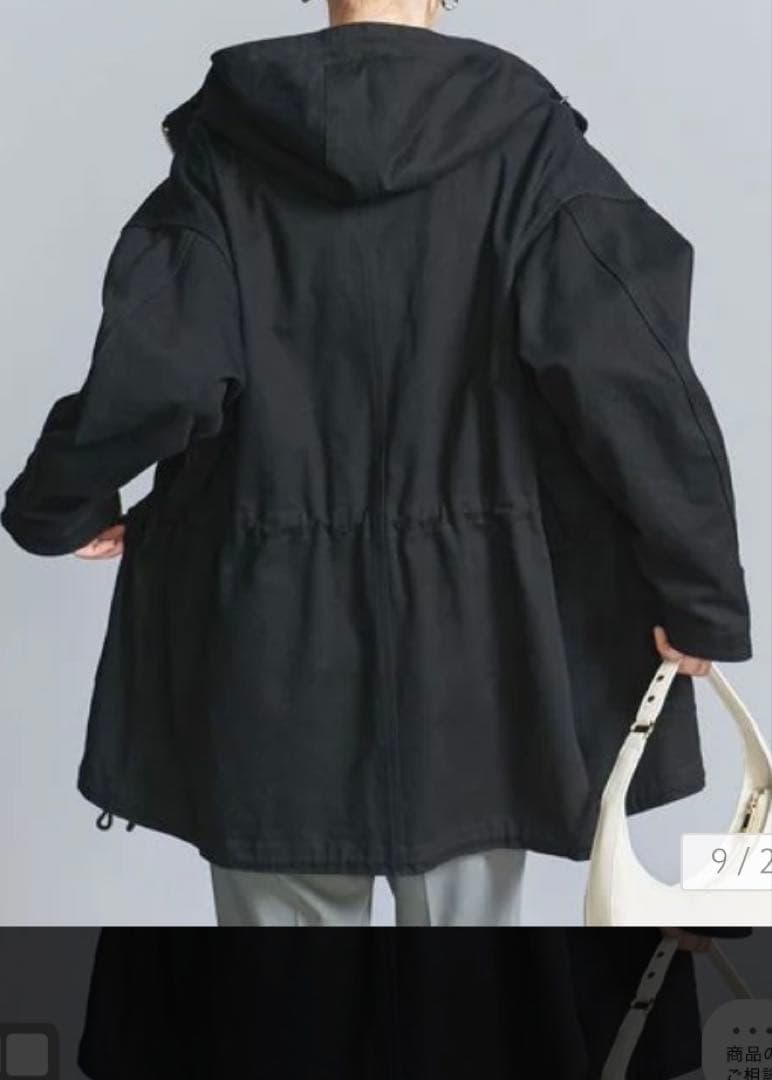 新品:＜ARMY TWILL＞ミリタリーフードコート