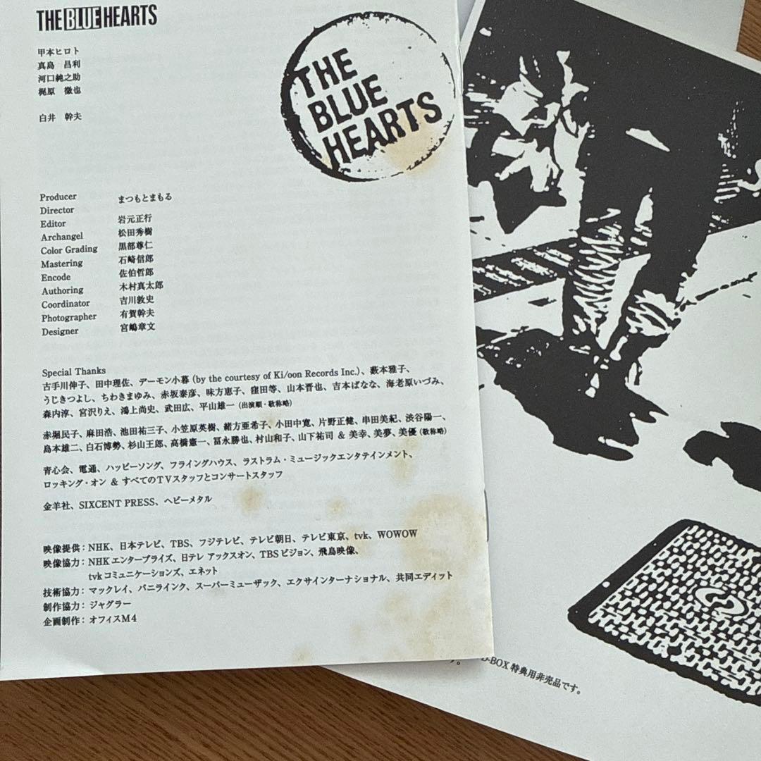 ミュージック THE BLUE HEARTS on TV DVD BOX