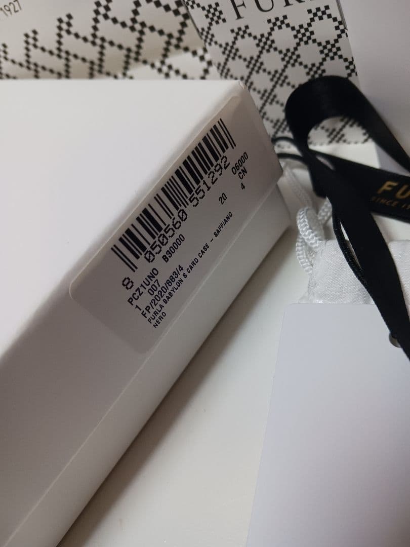 専用　★FURLA★ブラックレザー 名刺入　カード入　 付属品付　新品