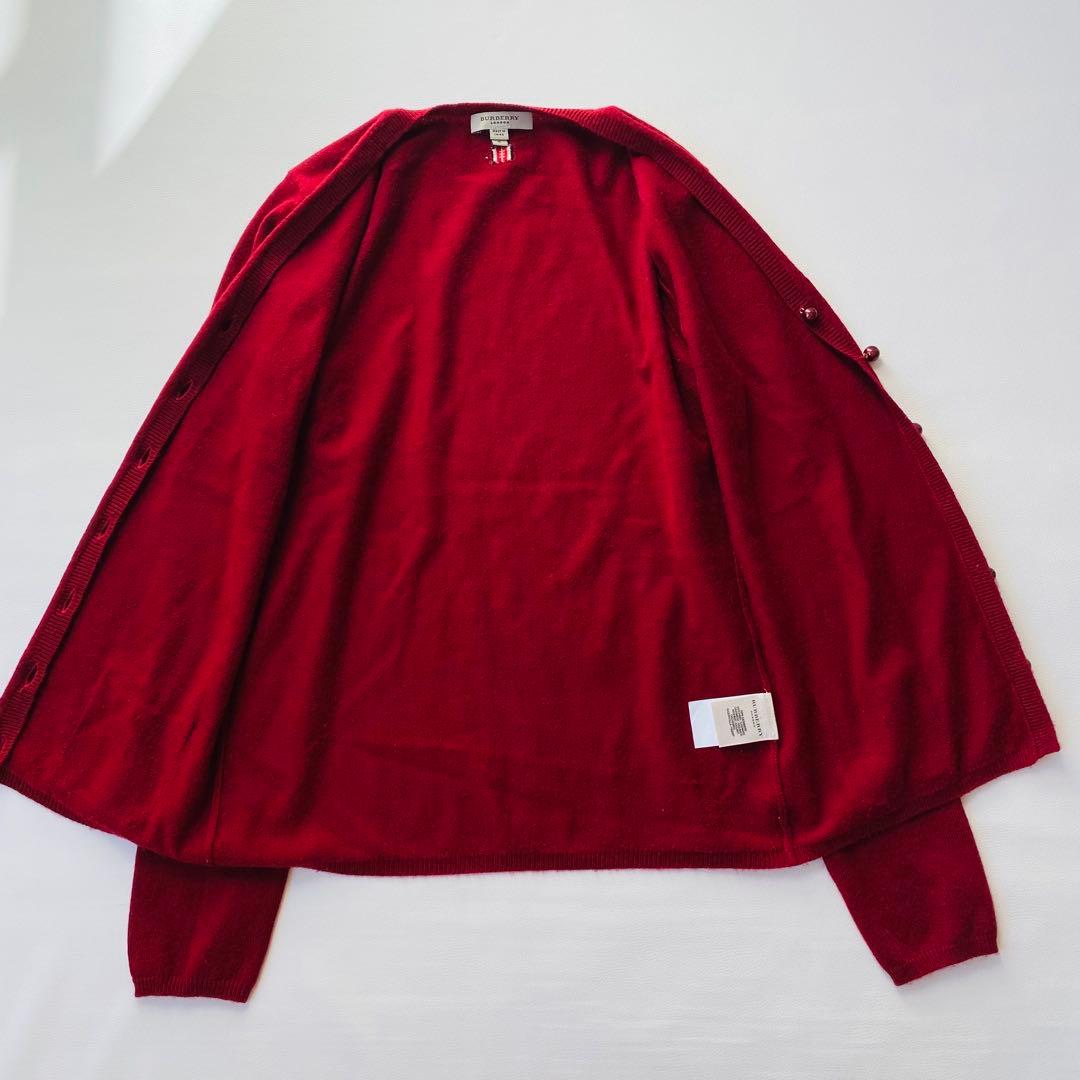 【美品】バーバリー　カーディガン　半袖ニット　2点セット　カシミヤ100％