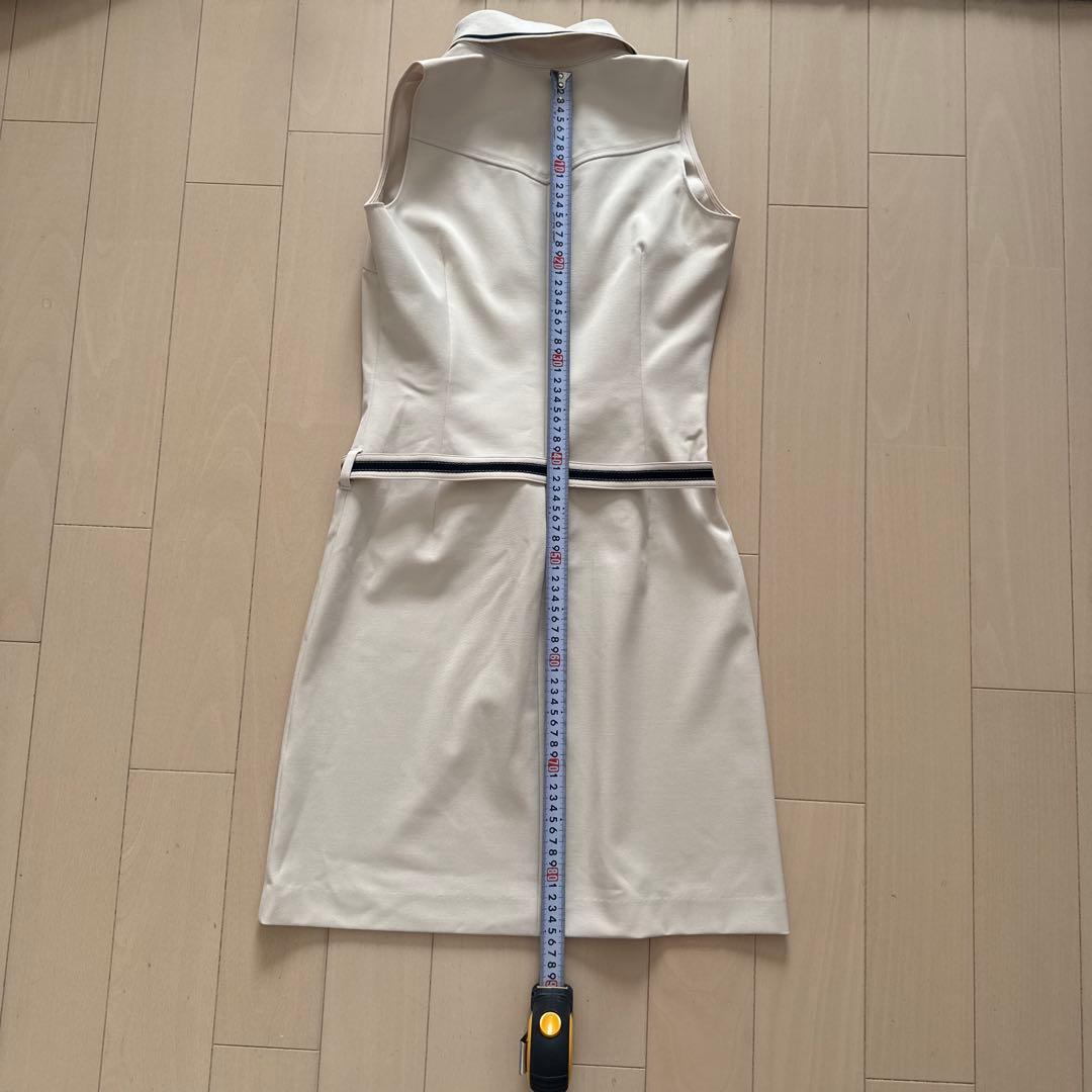 BURBERRY ブルーレーベルノースリーブワンピース 38 アイボリー