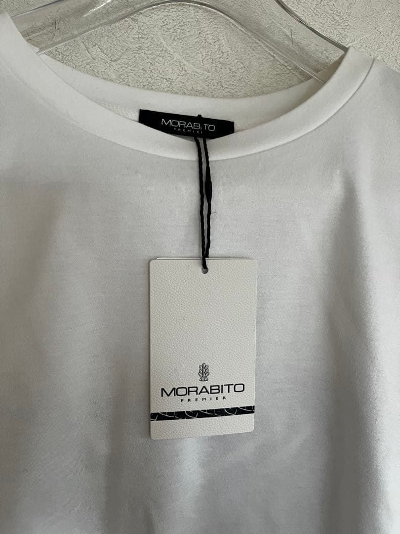 MORABITO PREMIER モラビトプルミエ　リーフ柄Tシャツ　⑥