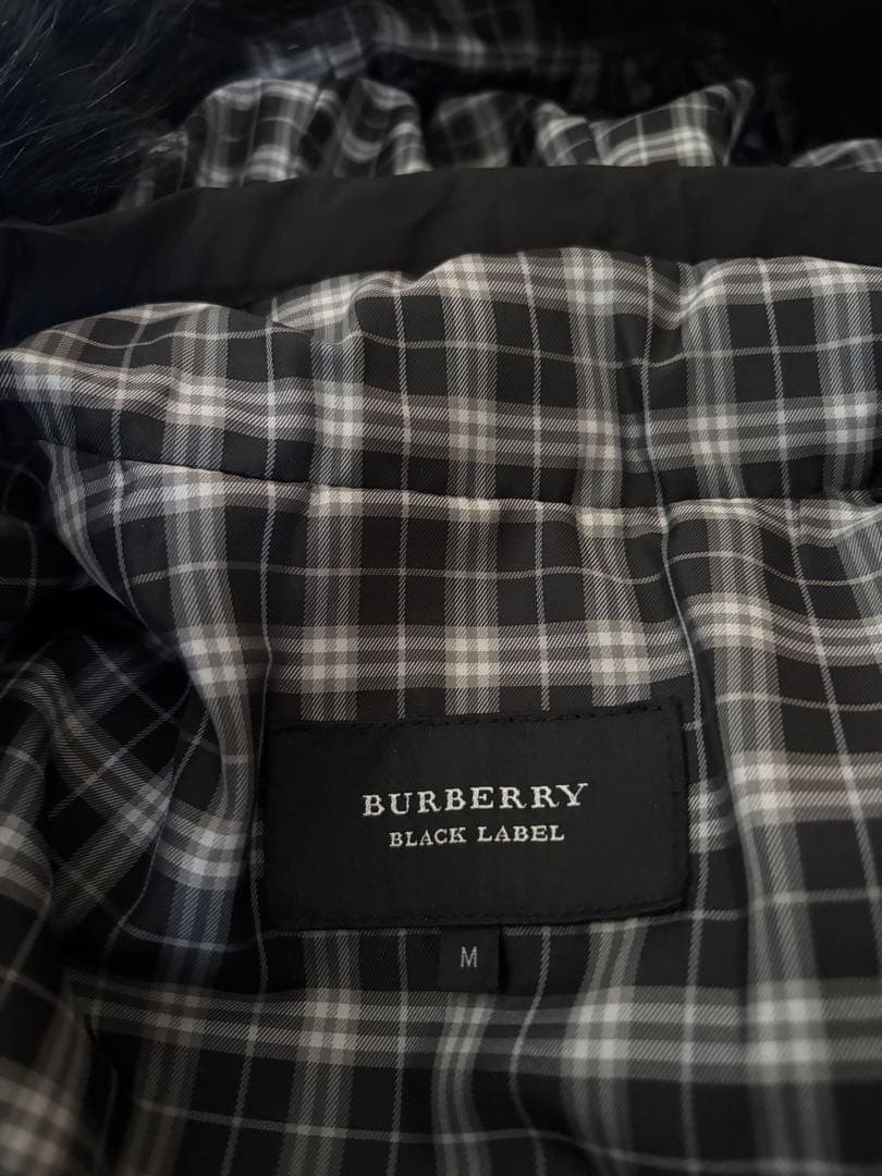 極美品　BURBERRY バーバリー ブラックレーベル　モッズコート　n-3b