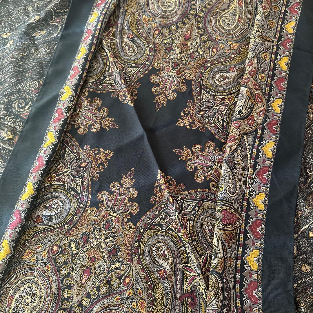 ETRO エトロ 大判ストール ペイズリー 135cm角