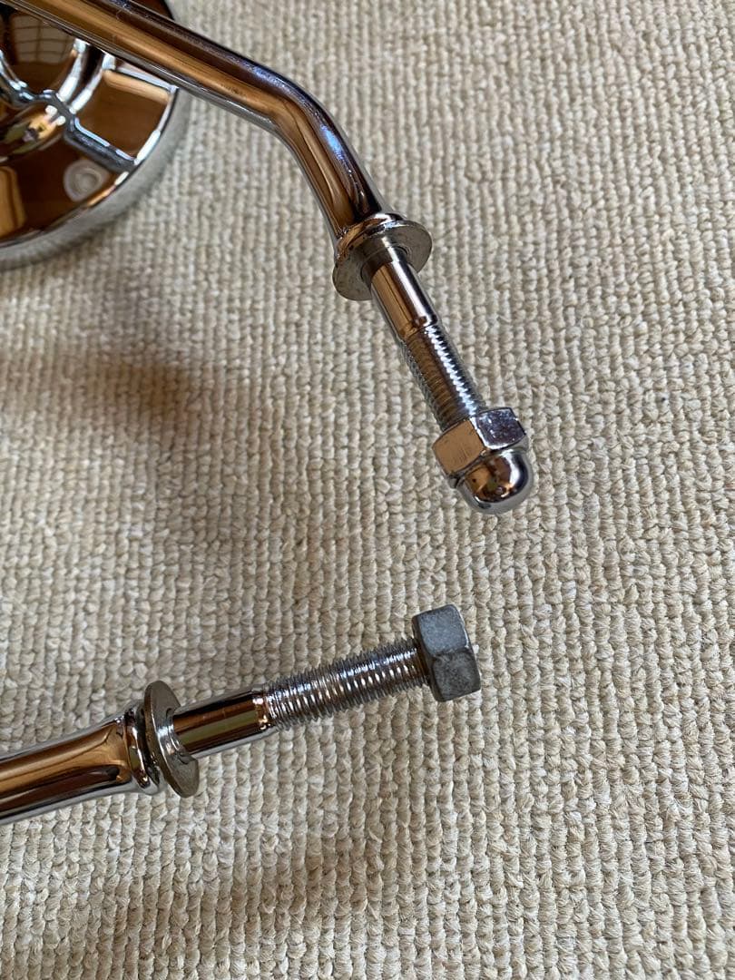 ハーレーダビットソン純正ミラー. クローム.左右セット。