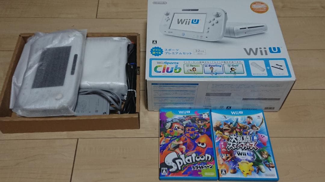 Wii U 本体　ファミリープレミアムセット【スマブラ、スプラ付き】