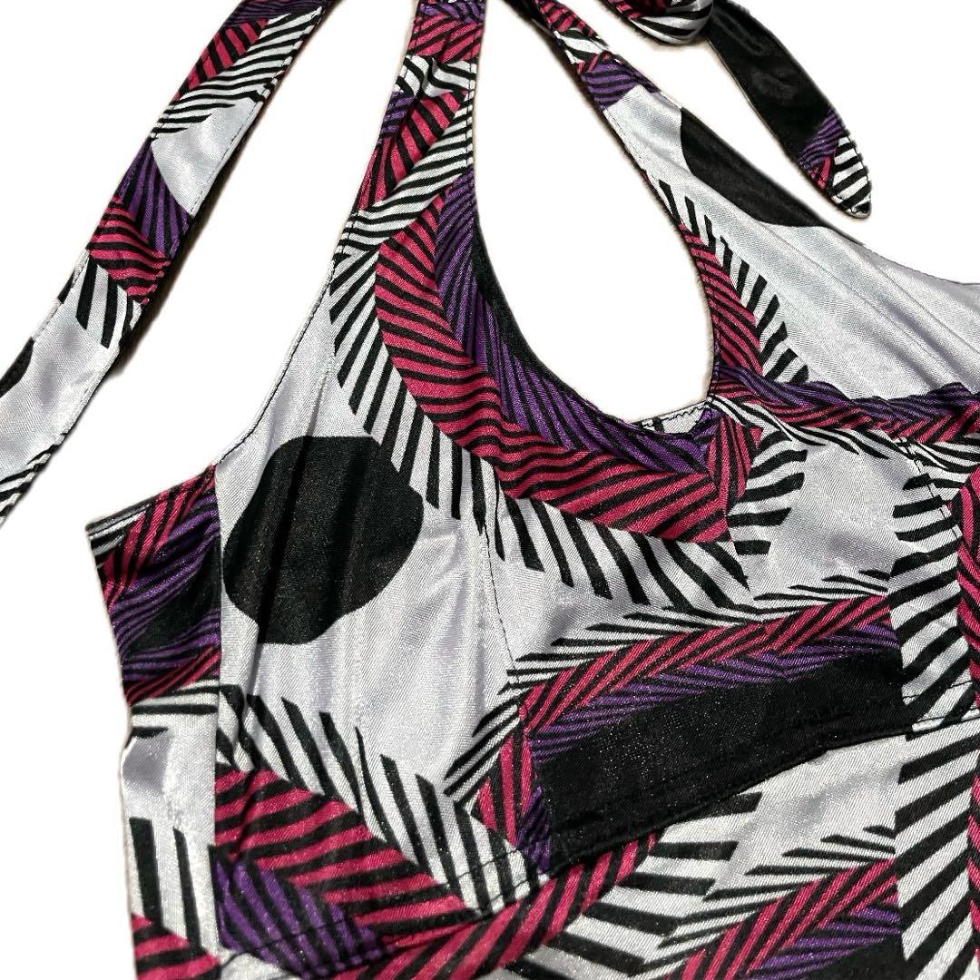 HYSTERIC GLAMOUR サイケデリック柄 ホルターネック トップス