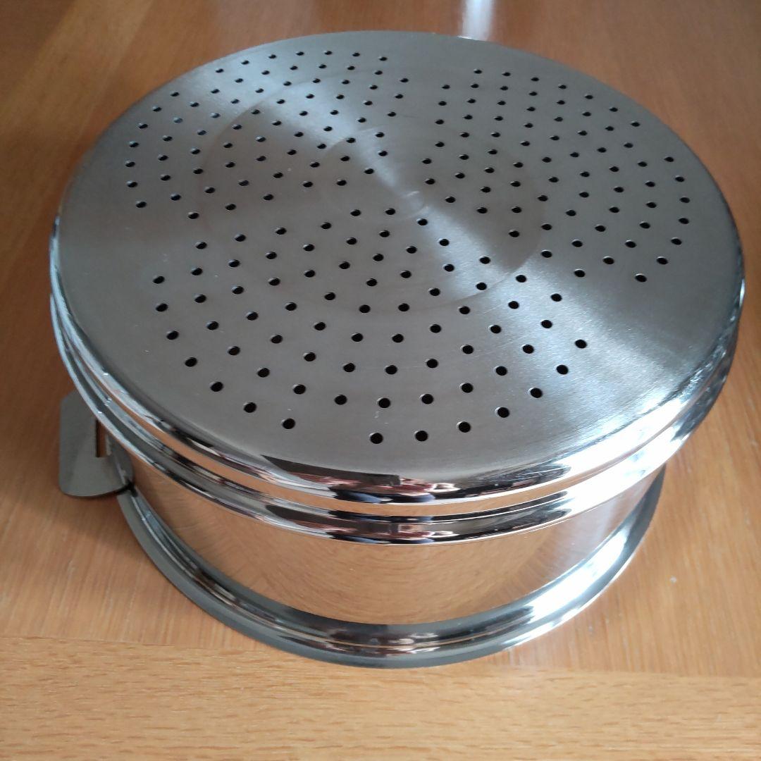 クリステル　深鍋 　蒸し器　24センチ