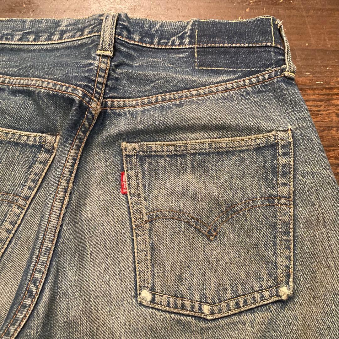 60s Levis 501 Big E W27 リーバイス ビッグE 赤耳 66