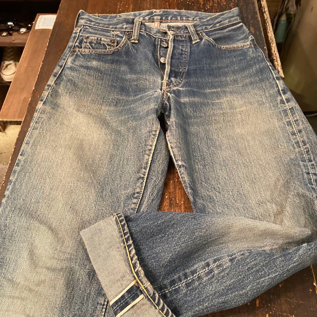60s Levis 501 Big E W27 リーバイス ビッグE 赤耳 66