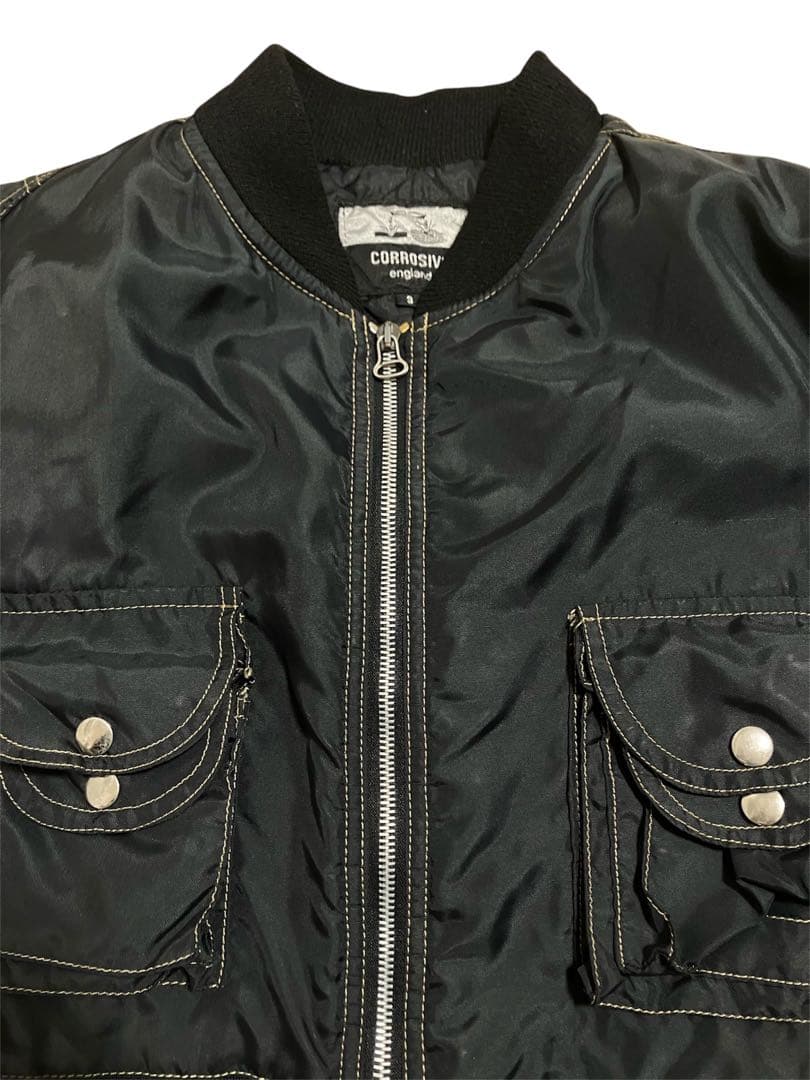 80s 90s Euro ボンバージャケット　ギミックジャケット　ブルゾン