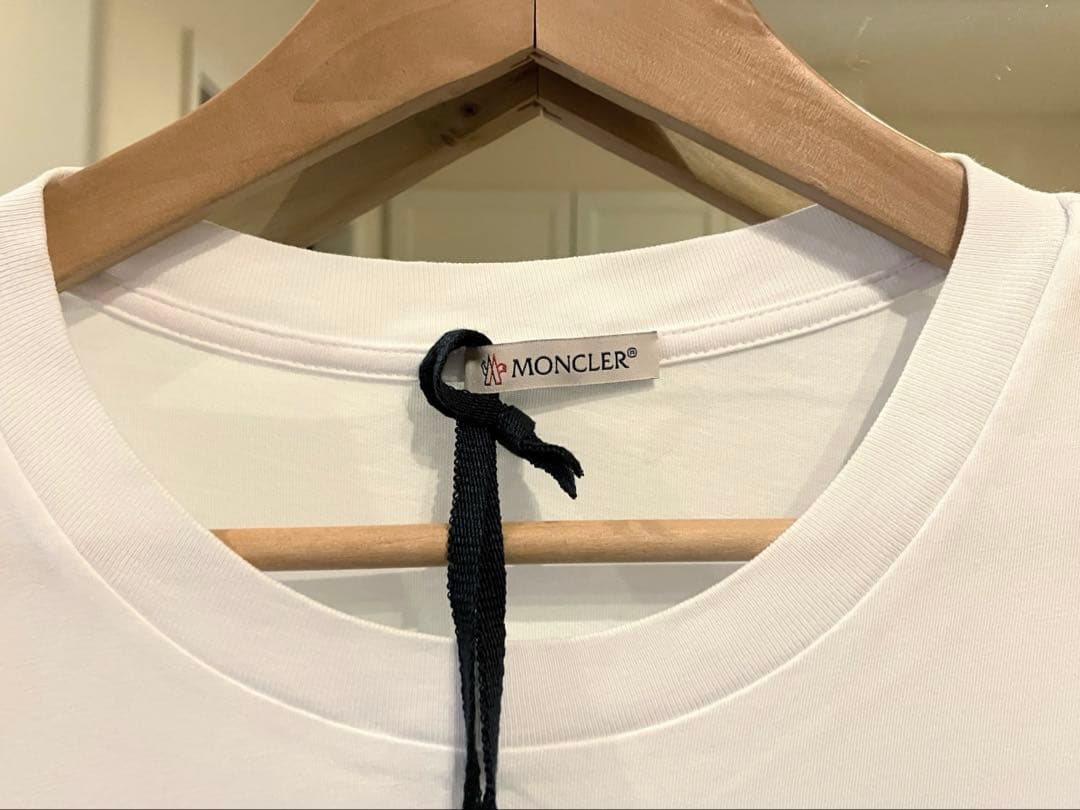 ｎ*ｎ様 【未使用級】最終値引済！！　MONCLER ロゴTシャツ　 希少XL