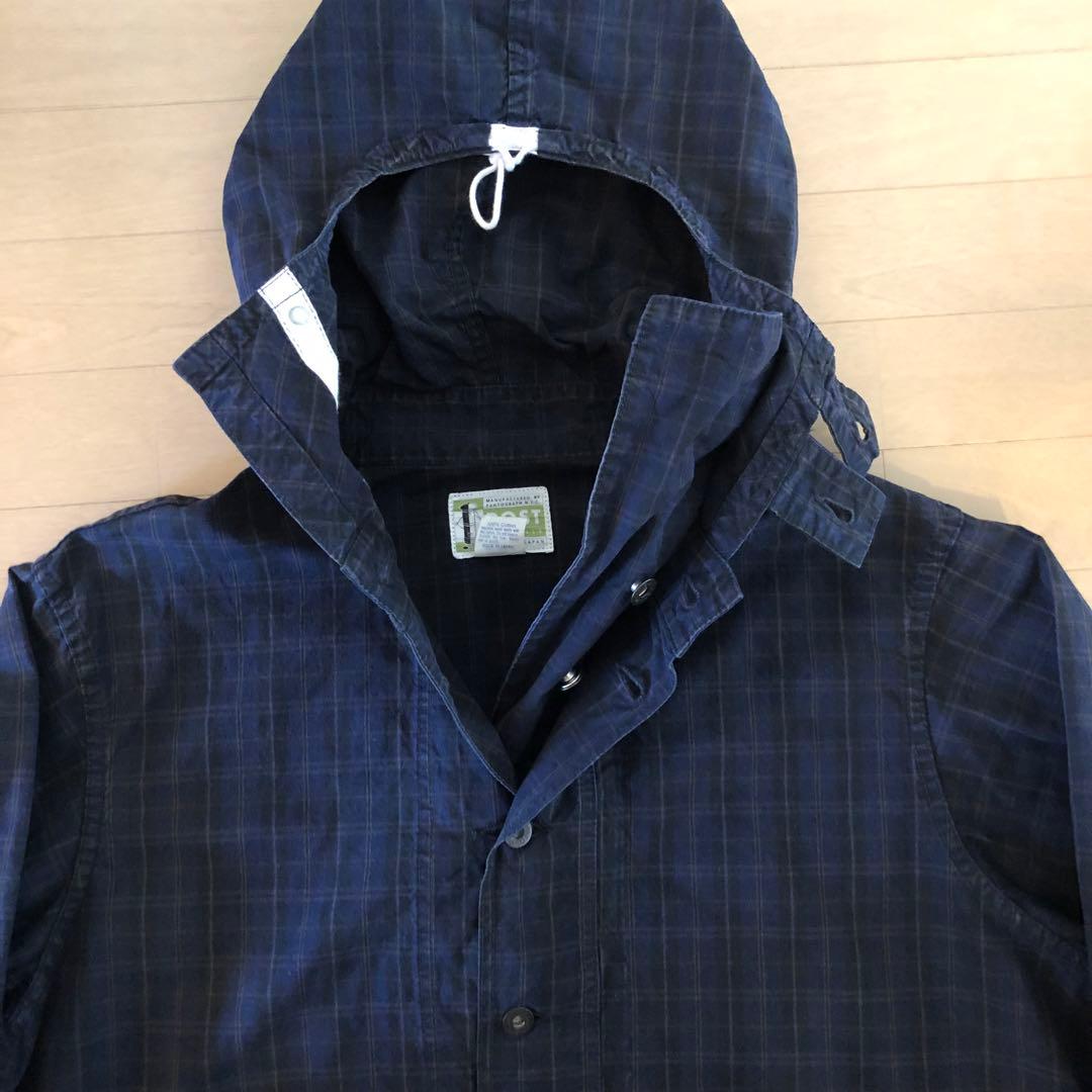 赤タグ OLD POST O'ALLS Navy Parka Size L
