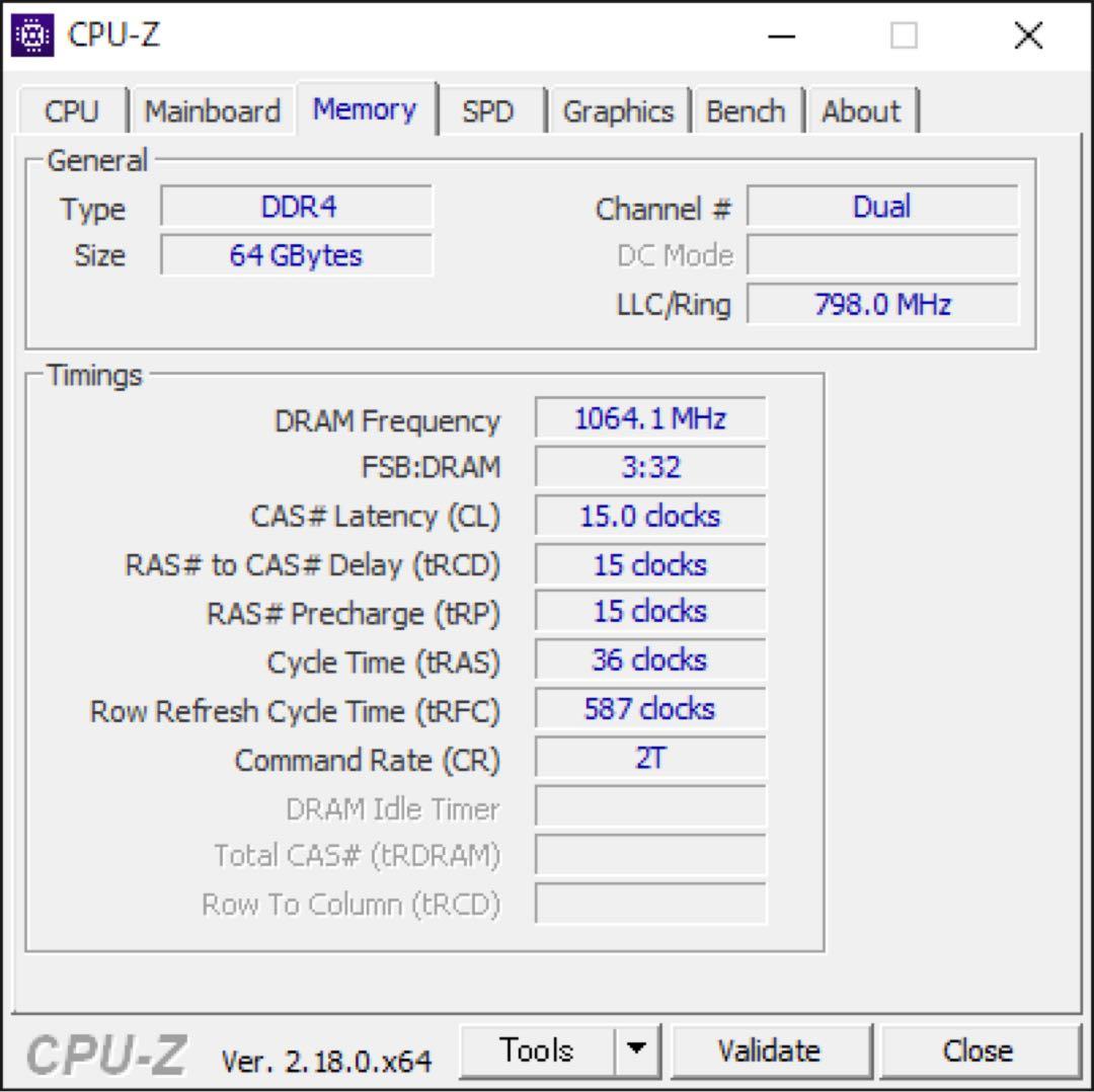 メモリCorsair DDR4 64GB CMK64GX4M2E3200C16