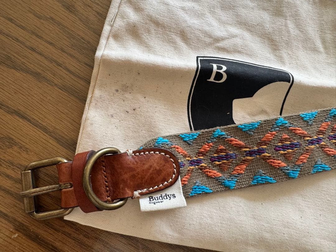 Buddys dog wear エスニック柄犬用首輪