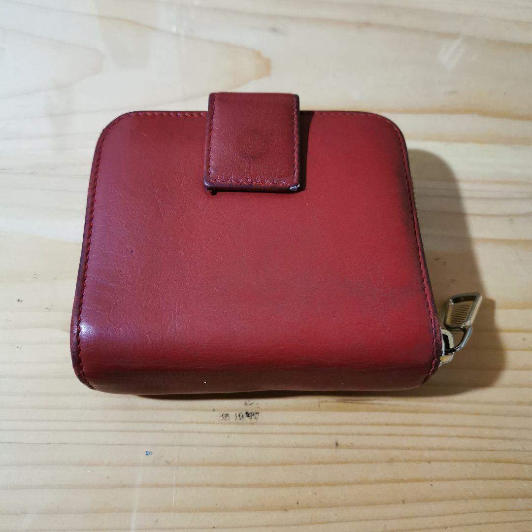 YSL レザー 二つ折り財布
