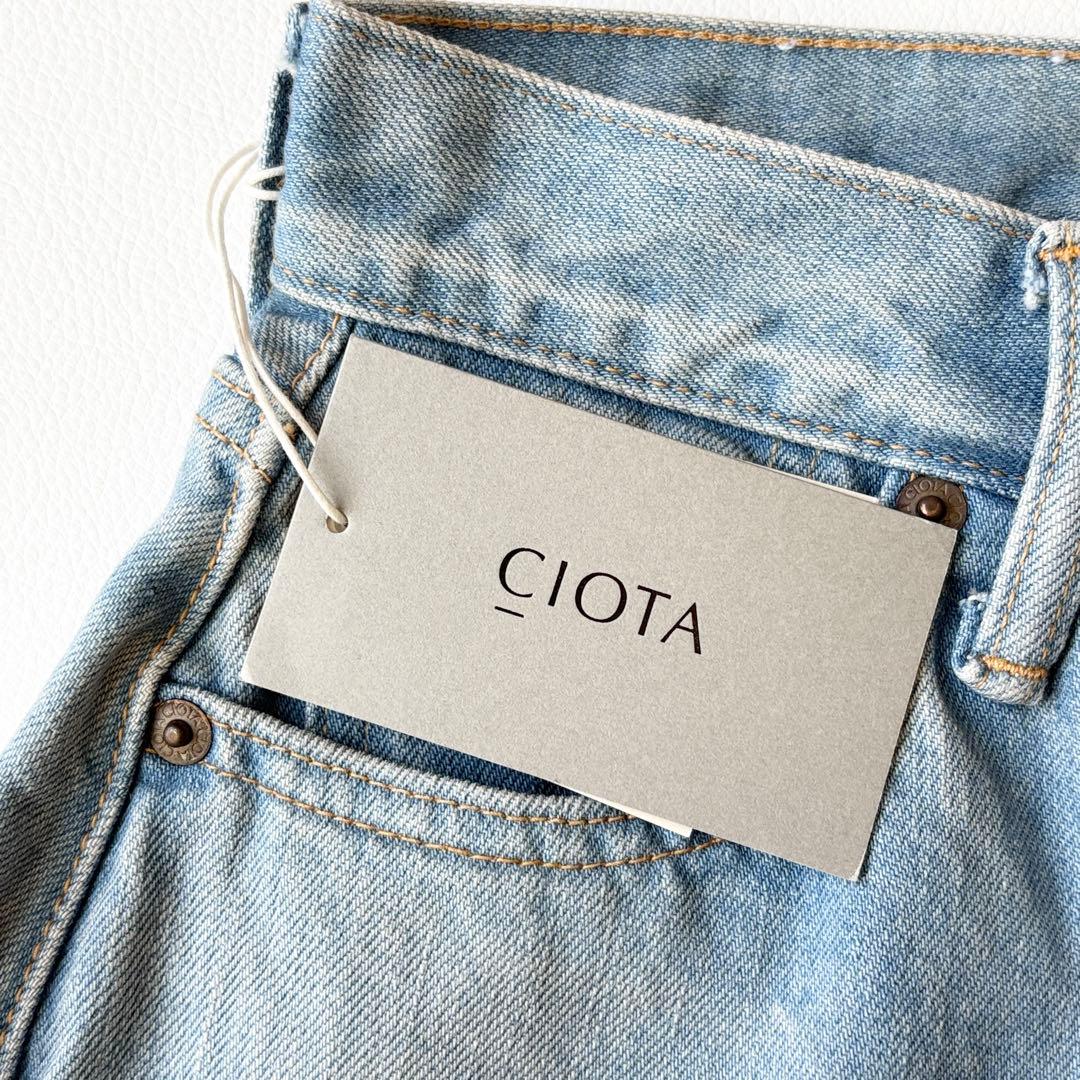 新品　CIOTA(シオタ)インディゴスビンコットン 13,5ozストレートデニム