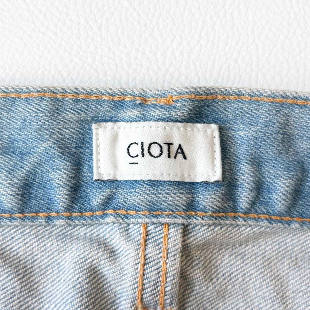 新品　CIOTA(シオタ)インディゴスビンコットン 13,5ozストレートデニム