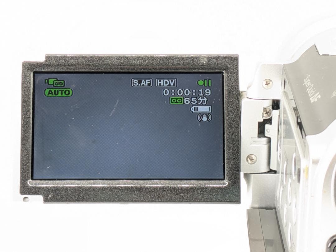 【きれいに録再可・美品】Canon MiniDVカメラ IVIS HV10