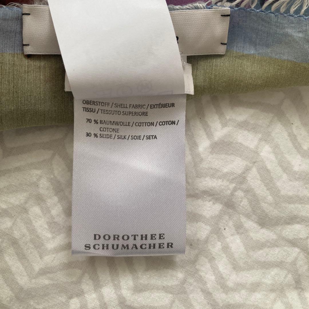 DOROTHEE SCHUMACHER コットンシルクスカーフ 大判