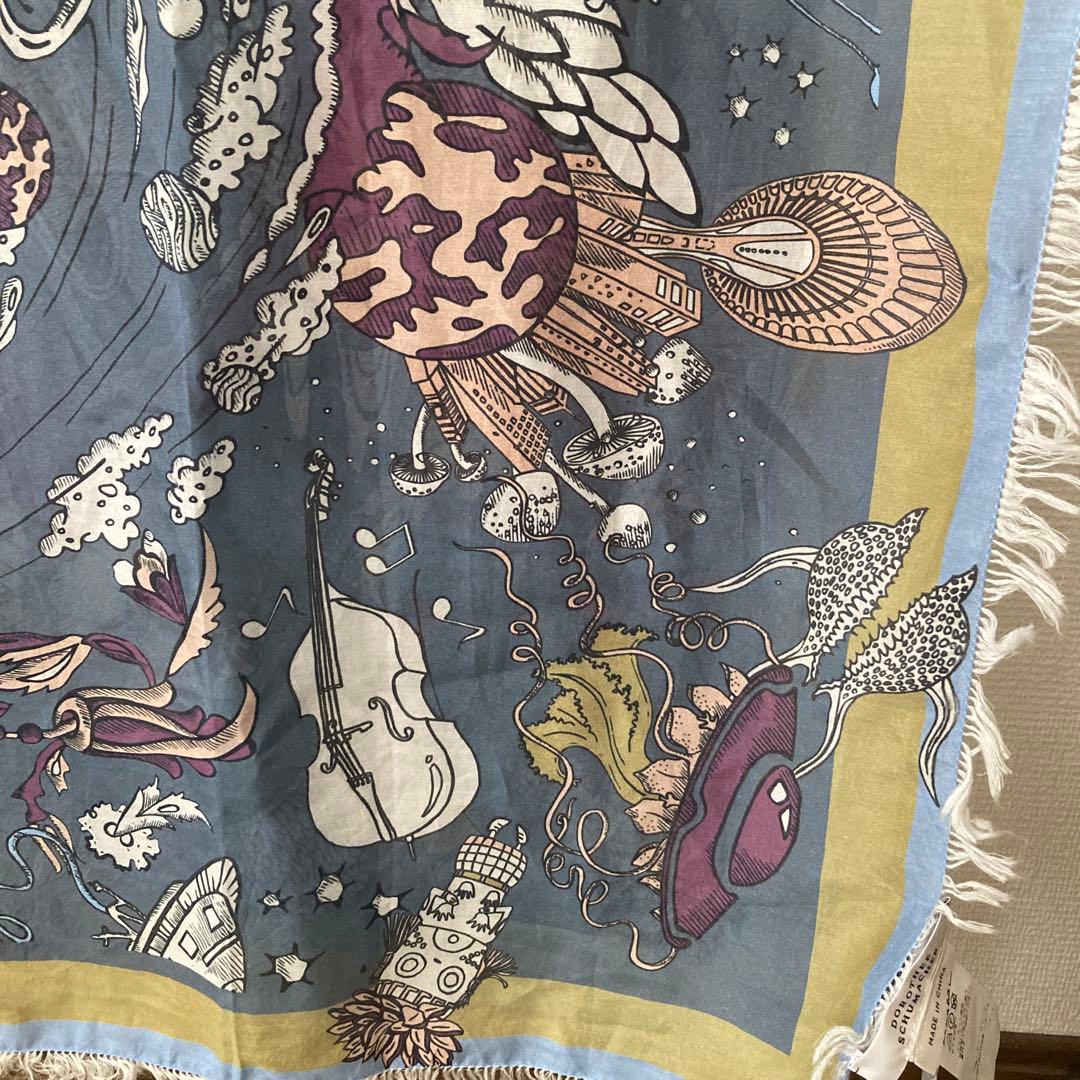 DOROTHEE SCHUMACHER コットンシルクスカーフ 大判