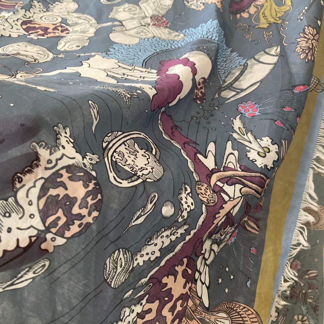 DOROTHEE SCHUMACHER コットンシルクスカーフ 大判