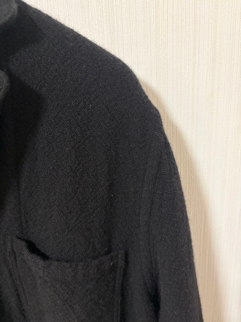 25aw HERILL リジッドカシミヤジャケット サイズ1 黒