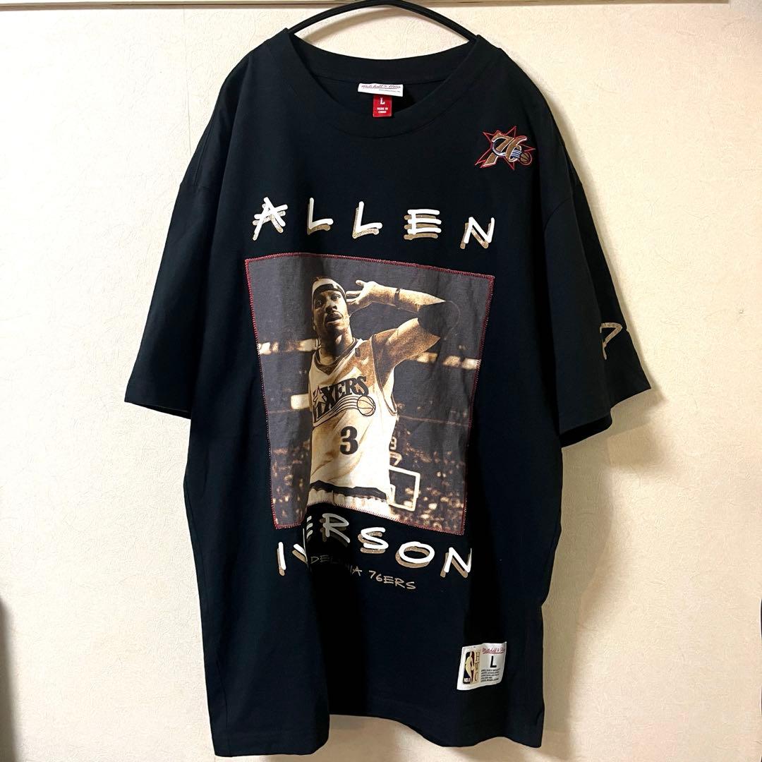 ★希少即完★ミッチェル&ネス 76ers アレン・アイバーソン Tシャツ
