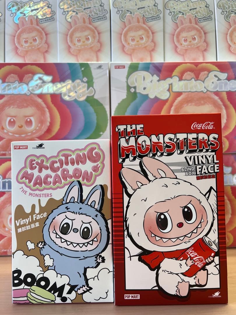 新品・2点セットPOPMART LABUBU マカロン ＆ コカ・コーラ ラブブ