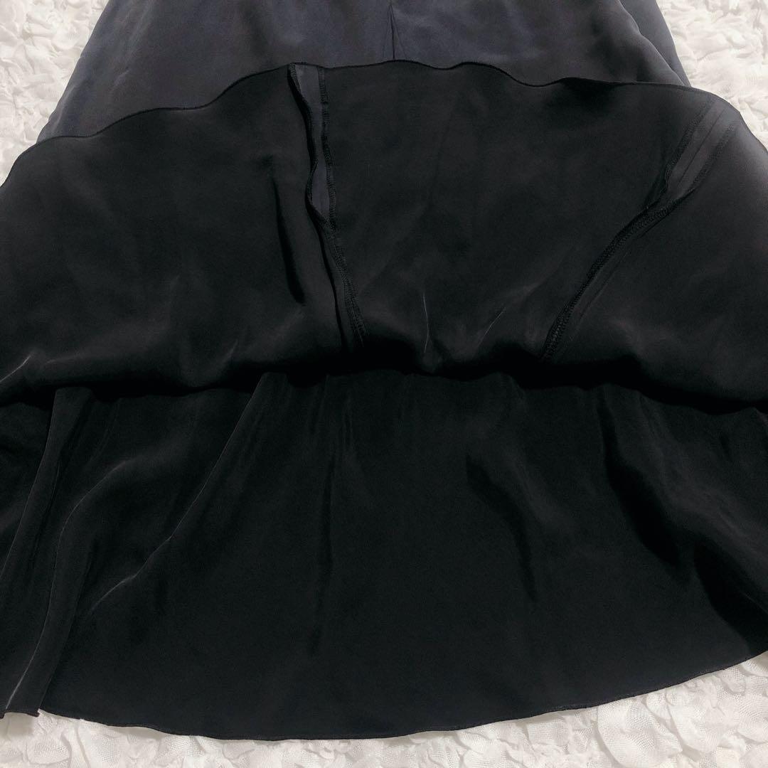 BEARDSLEY ビアズリー　バックテールスカート　ブラック　黒　サイズ1