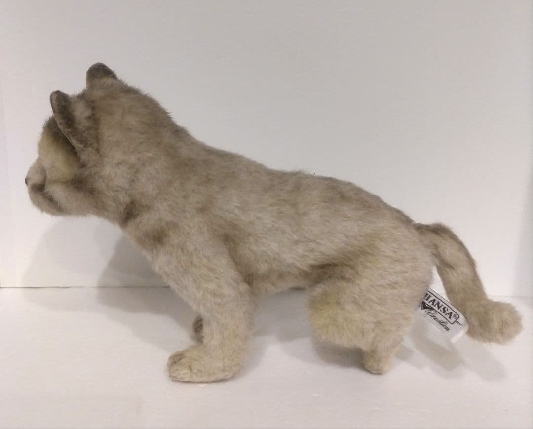 HANSA ハンサ リアル ぬいぐるみ 仔オオカミ 狼 オオカミ 仔 子