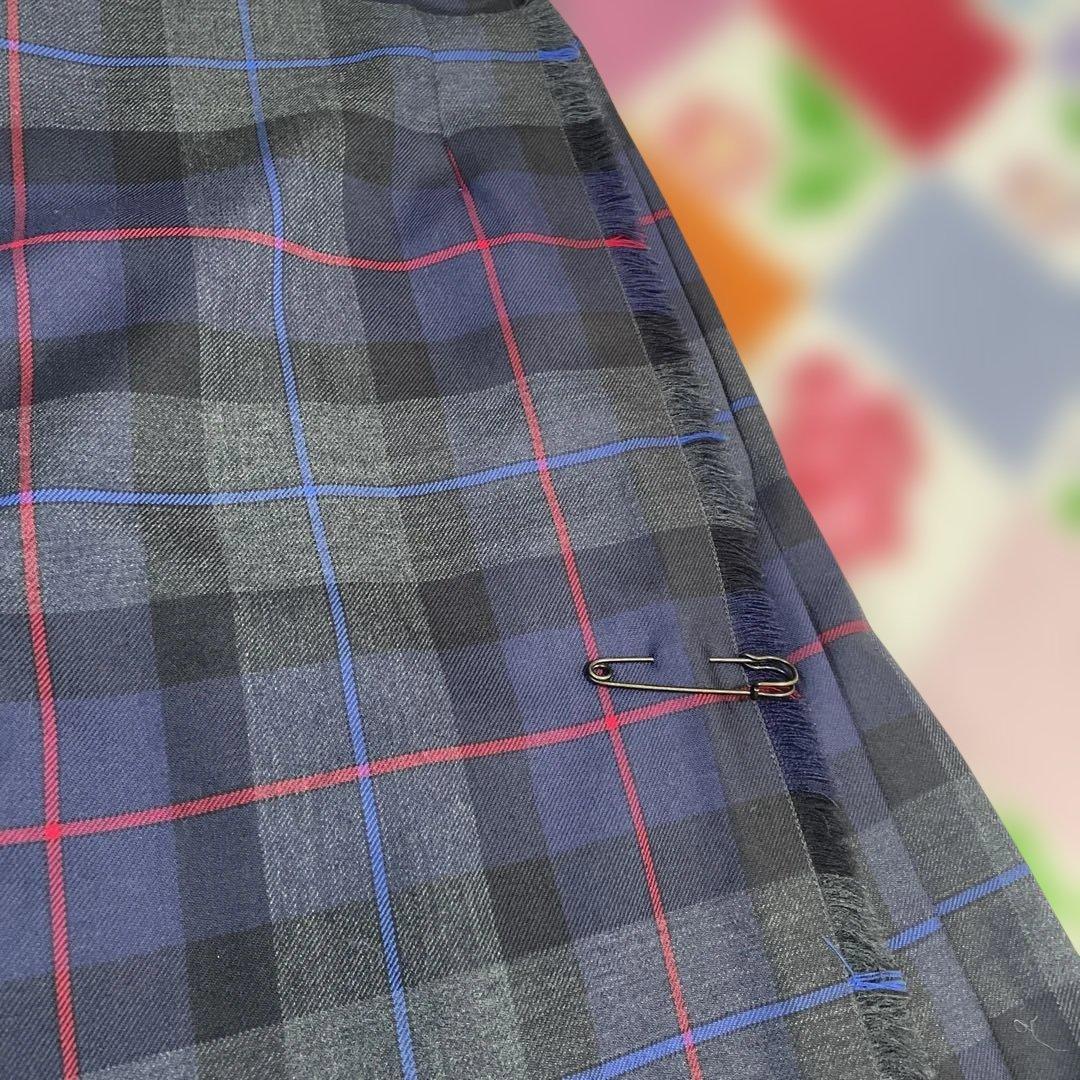 ＊オニールオブダブリン＊キルトスカート　ロング　バックプリーツ　US6 訳あり
