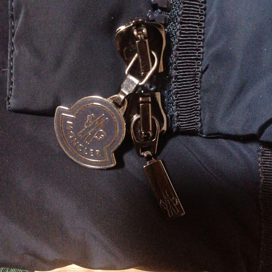 MONCLER (美品)ダークグレー キルティングロングコート(正規品)