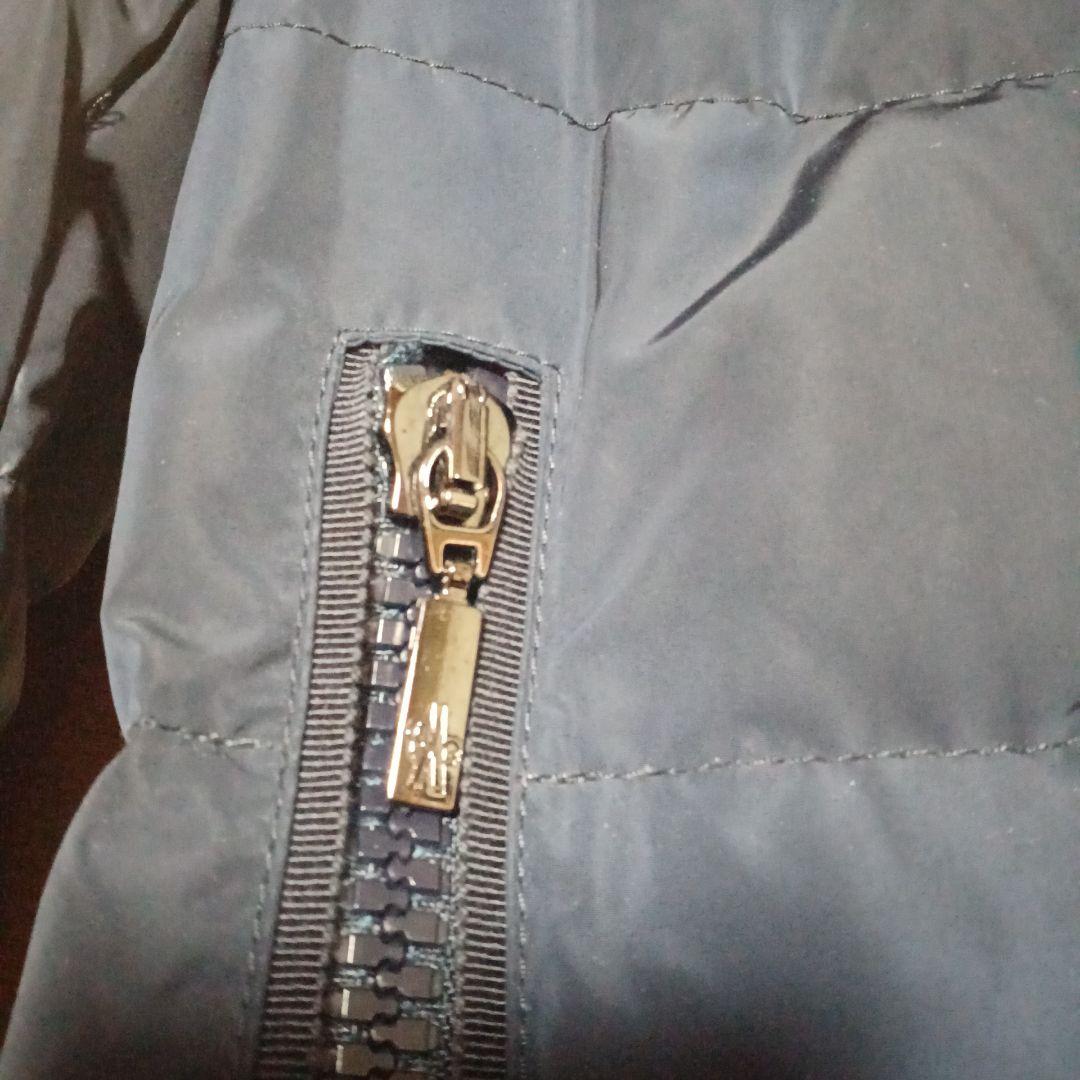 MONCLER (美品)ダークグレー キルティングロングコート(正規品)