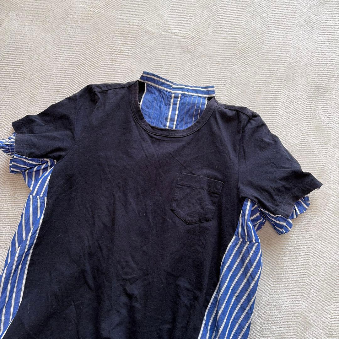 J サカイラック sacai luck 異素材ドッキング　トップス　花柄